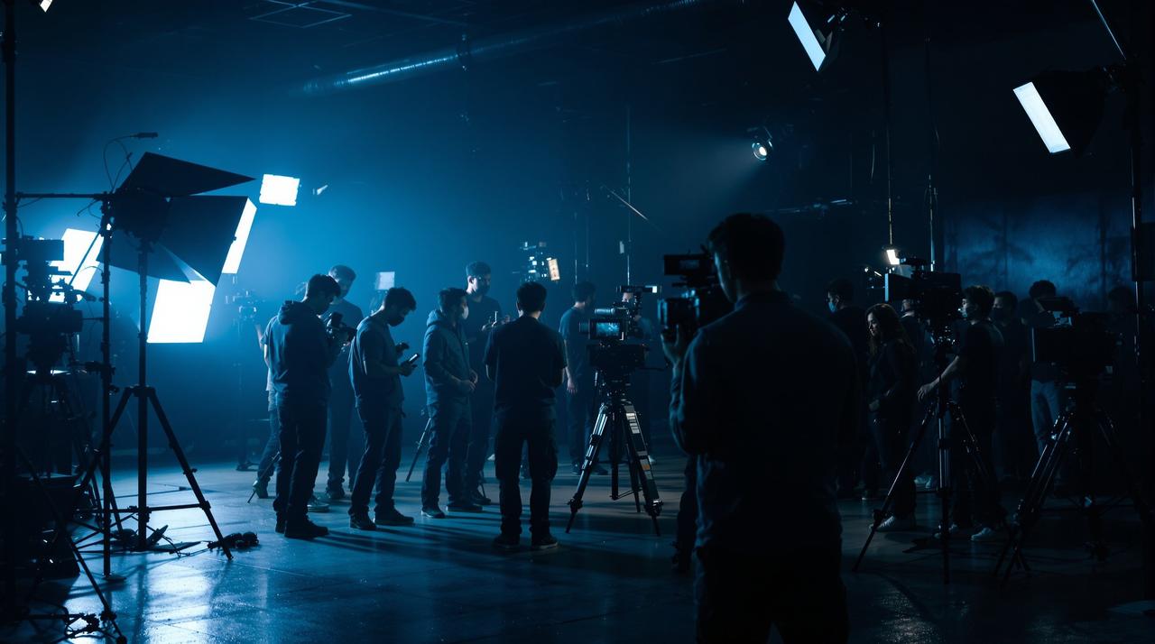 色视频制作现场